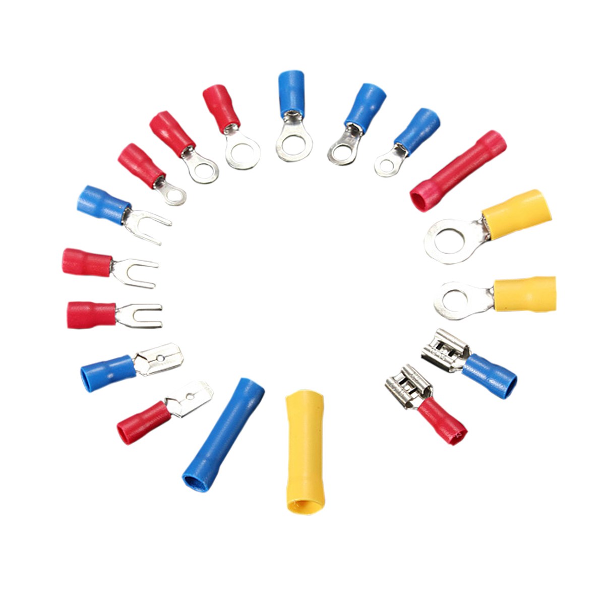 new arrvial!!! 300 pcs assorted insulated electrical wire terminals crimp connector spade set excellent quality new arrvial!!! 300 pcs assorted insulated electrical wire terminals crimp connector spade set excellent quality