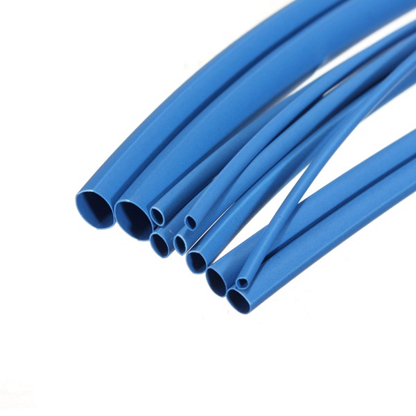 new arrvial!!! 70 pcs flame retardant durable 7 color assorted colors ratio 2:1 polyolefin heat shrink tubing tube kits