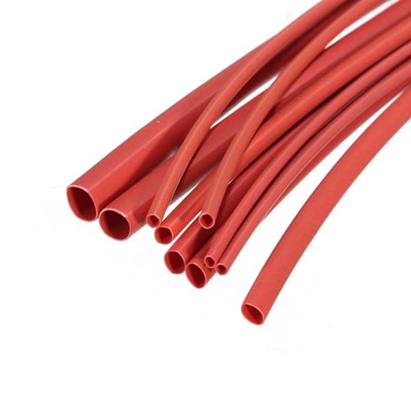 new arrvial!!! 70 pcs flame retardant durable 7 color assorted colors ratio 2:1 polyolefin heat shrink tubing tube kits