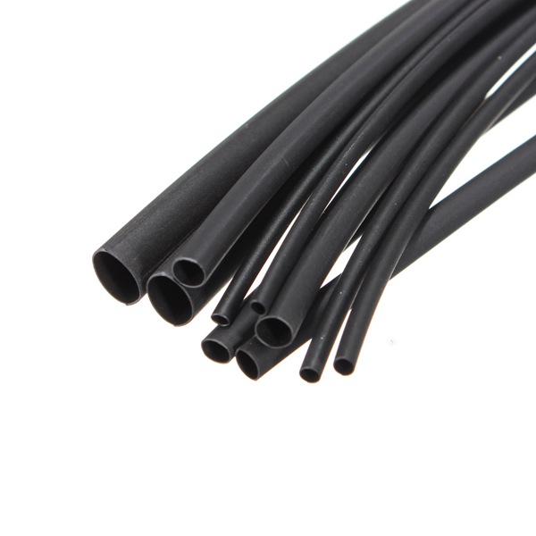 new arrvial!!! 70 pcs flame retardant durable 7 color assorted colors ratio 2:1 polyolefin heat shrink tubing tube kits