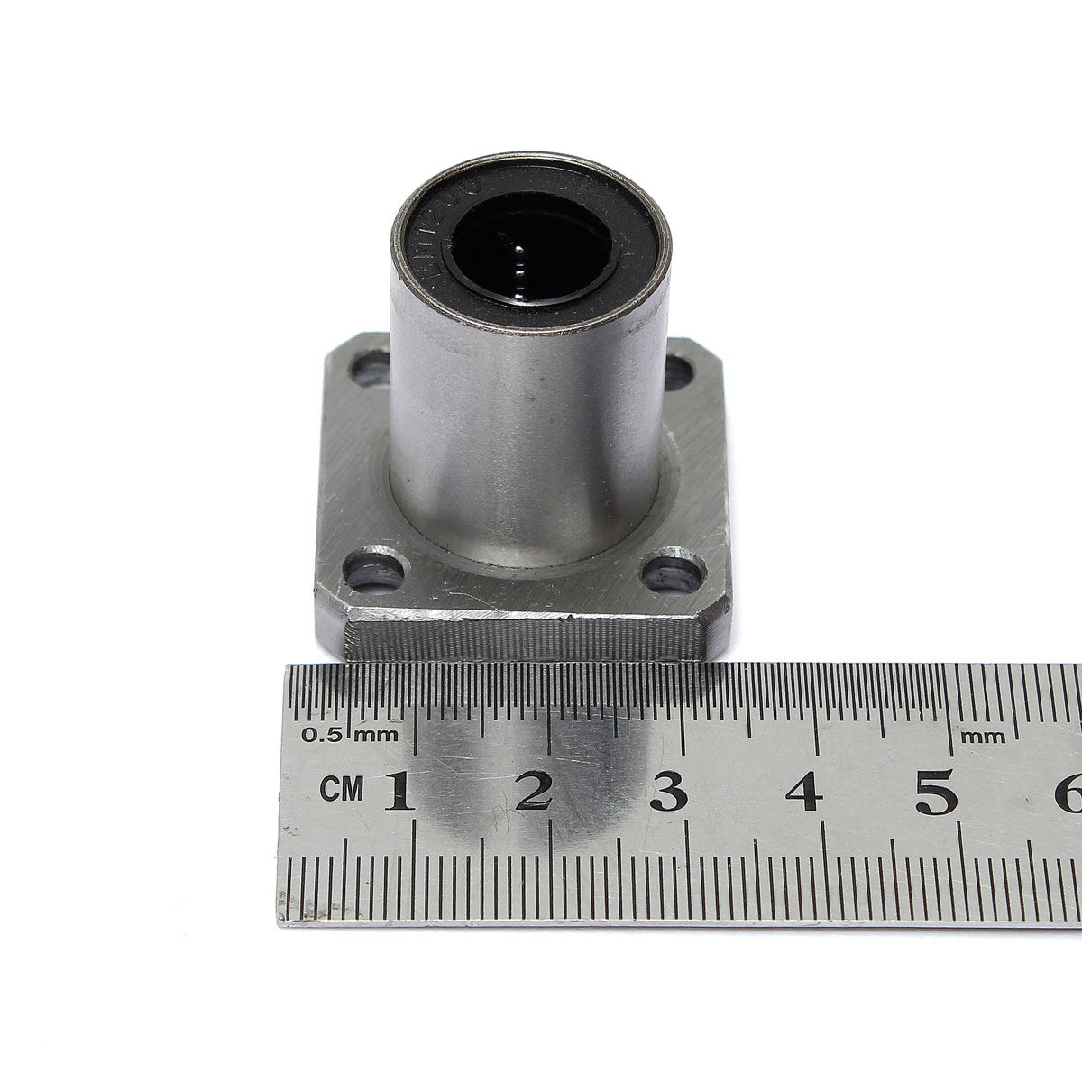 new arrvial!! metric 12mm inner diameter lmk12uu square flange type straight line linear bearings steel