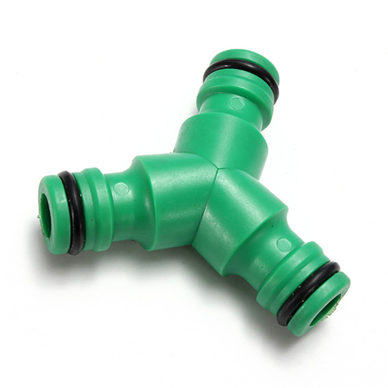 new arrvial!! plastic y-piece 3 ways water hose pipe tube connector joiner air water splitter excellent quality