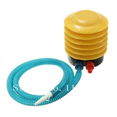 new balloon swimming ring yoga ball mattress inflatable toy foot bellow air pump