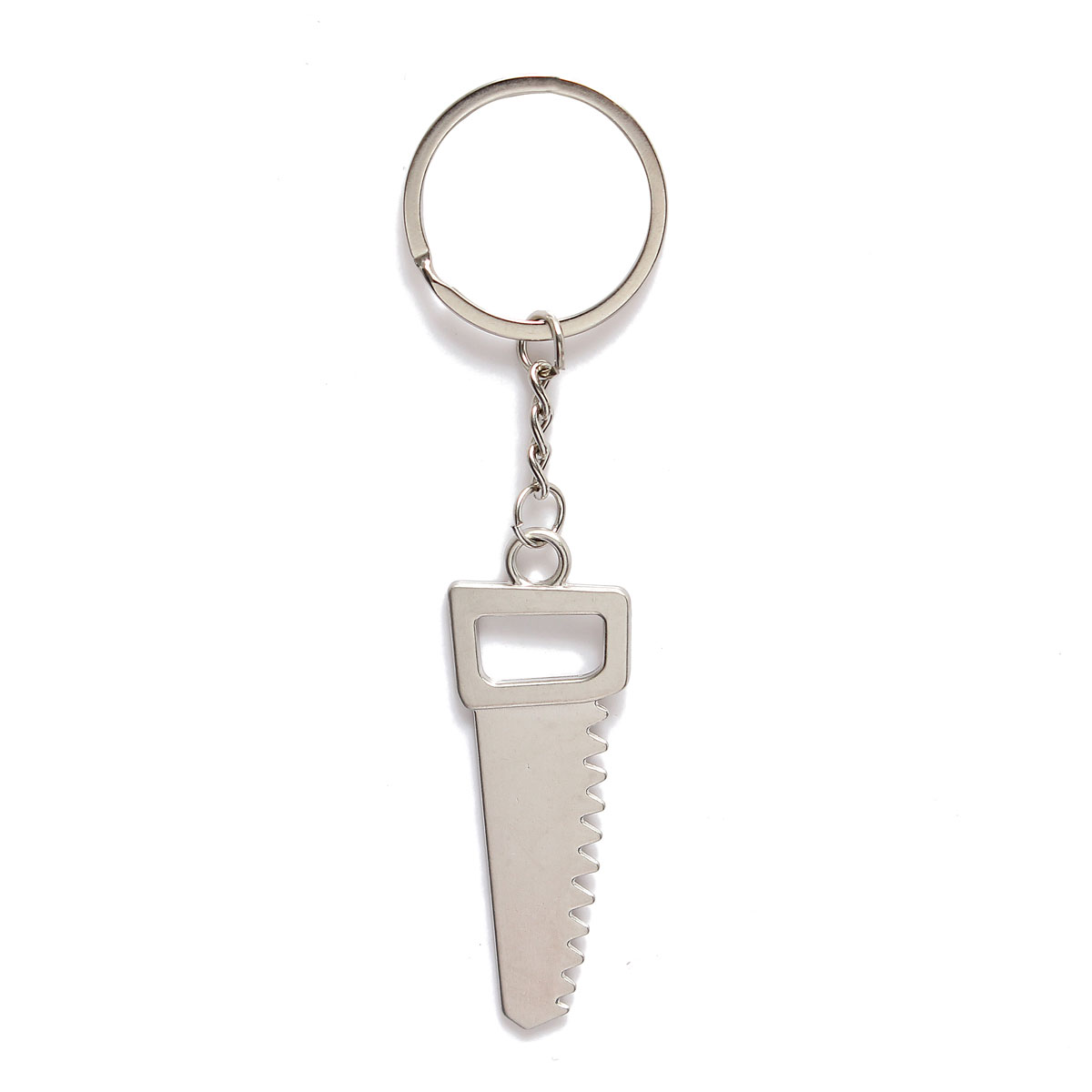 new cute mini metal keyring keychain hand tool of rip saw keyfob key ring gift