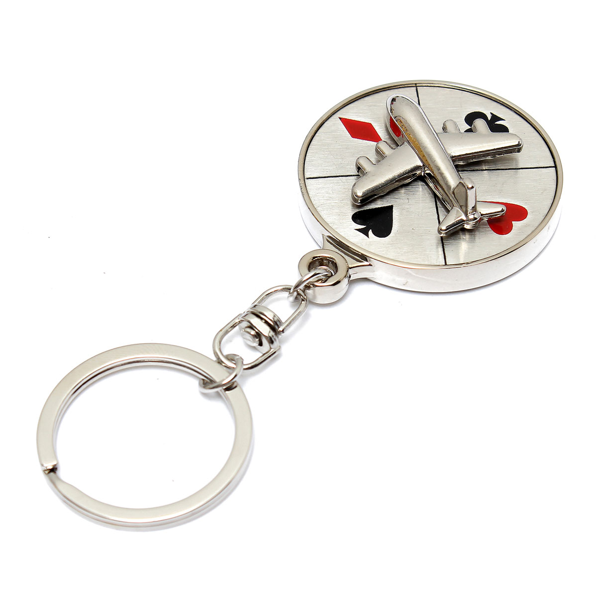 new mini aircraft airplane model metal pendant keyring keyfob keychain for creative gift