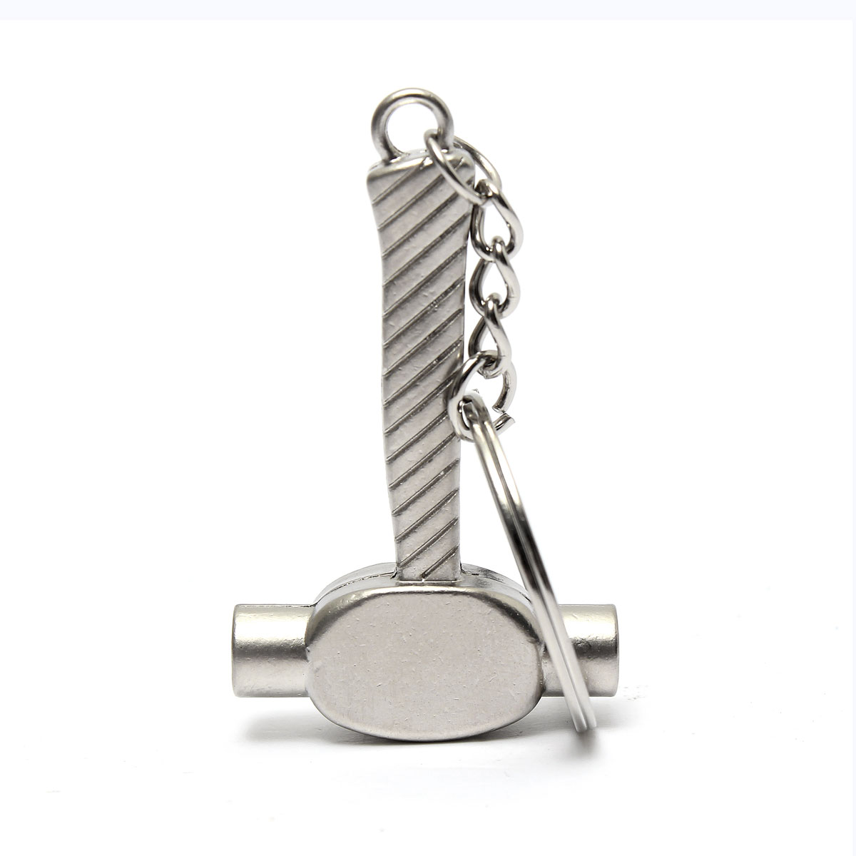 new mini hammer shaped metal pendant keyring key ring keyfob keychain for creative gift