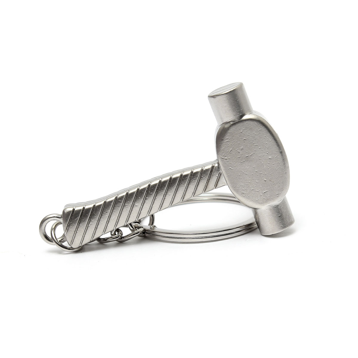 new mini hammer shaped metal pendant keyring key ring keyfob keychain for creative gift