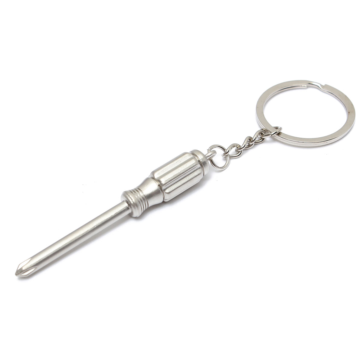 new mini phillips screwdriver shaped metal pendant keyring keyfob keychain for creative gift