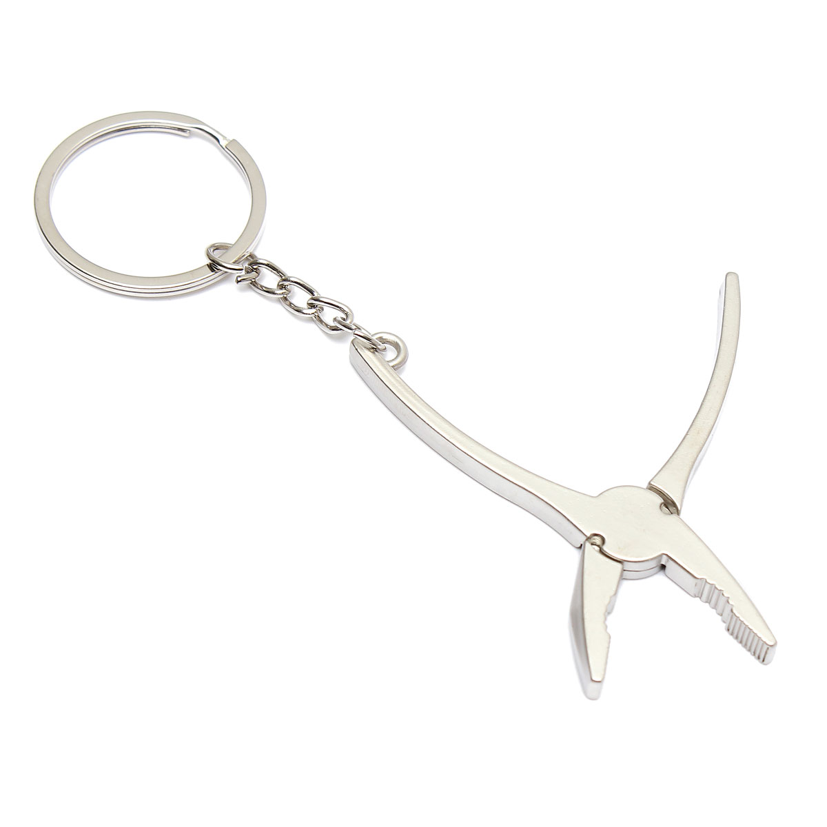 new mini plier shaped metal pendant keyring key ring keyfob keychain for creative gift