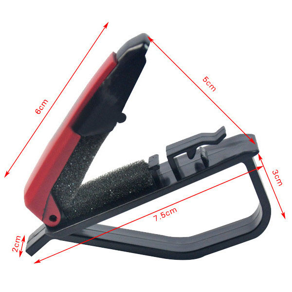 new portable car auto vehicle sun visor sunglasses eyeglasses glasses ticket holder clip