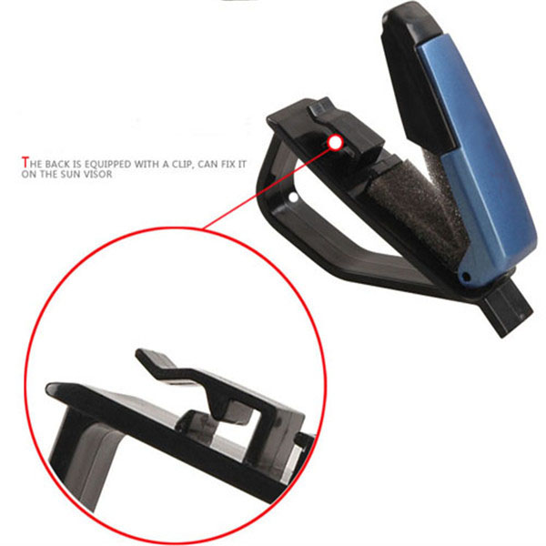 new portable car auto vehicle sun visor sunglasses eyeglasses glasses ticket holder clip