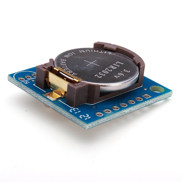 new rtc i2c at24c32 ds1307 real time clock module board for arduino with a battery 27 x 28 x 8.4mm