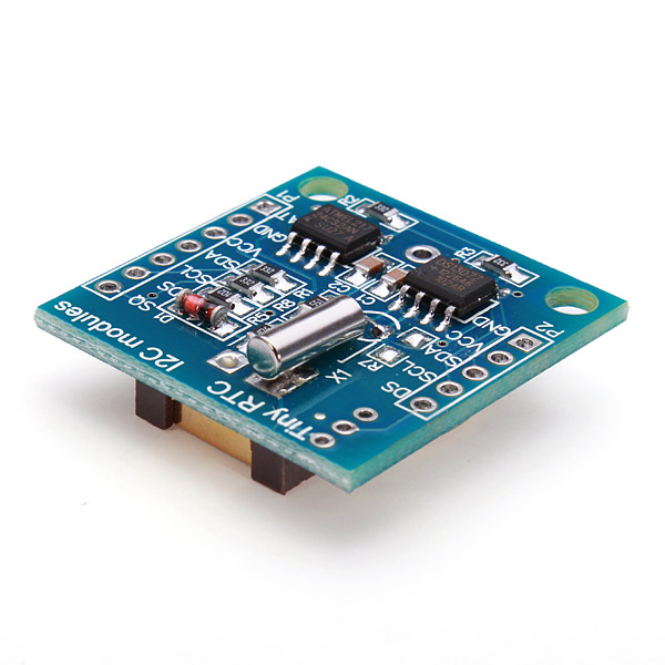 new rtc i2c at24c32 ds1307 real time clock module board for arduino with a battery 27 x 28 x 8.4mm