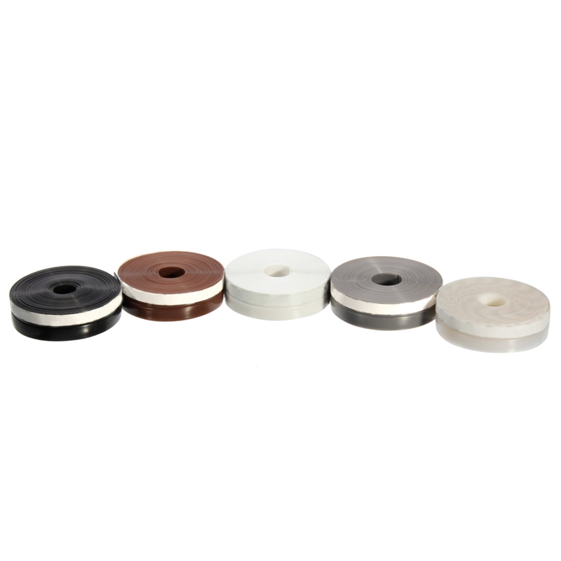 newest 5 meters 25mm self adhesive draught excluder strip window door sealing tape adhesive tape rubber weather strip 5 colors