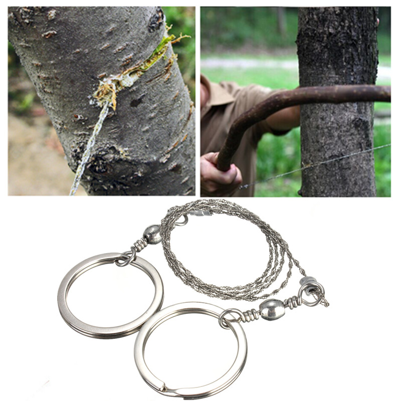 newest useful outdoor stainless steel wire saw for hunting camping emergency survive tool