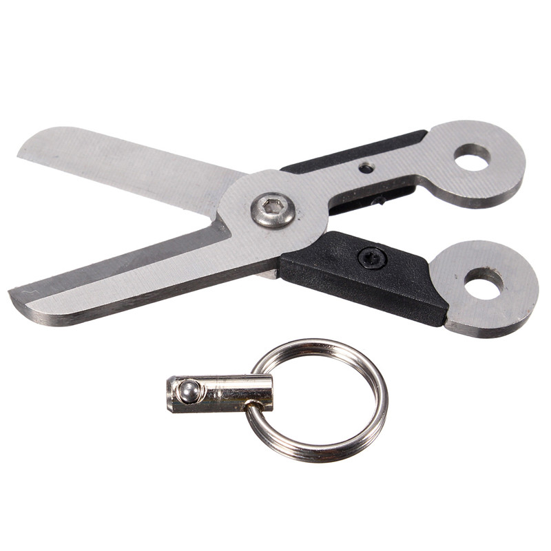 outdoor survival edc mini spring adjustable scissor pocket tool key chain stainless steel outdoor survival edc mini spring adjustable scissor pocket tool key chain stainless steel