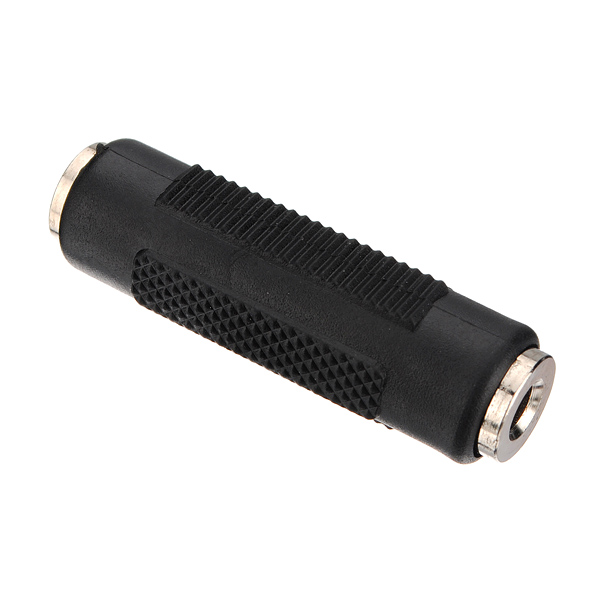 top 3.5mm female to female f/f audio stereo adapter headphone jack connector cables coupler extension plug