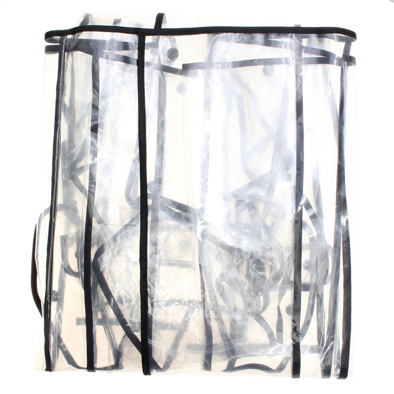 transparent waterproof eva vinyl poncho raincoat runway style #s womens girls clear fashion rain coat travel equipment