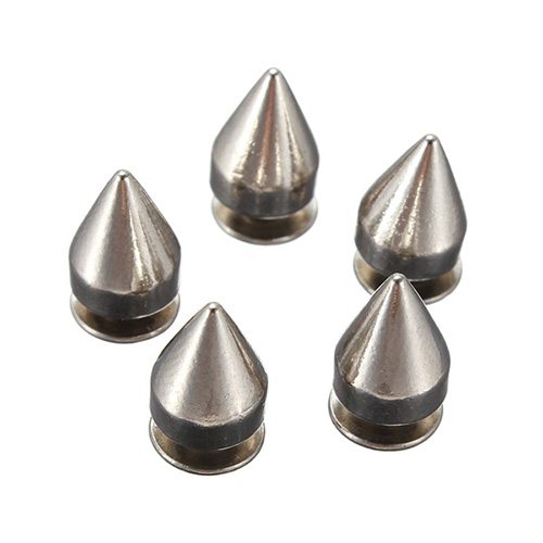 10pcs 9.5mm metal silver cone spikes screwback studs rivet jewelry bracelet leather bag belt clothing leather craft diy 10pcs 9.5mm metal silver cone spikes screwback studs rivet jewelry bracelet leather bag belt clothing leather craft diy