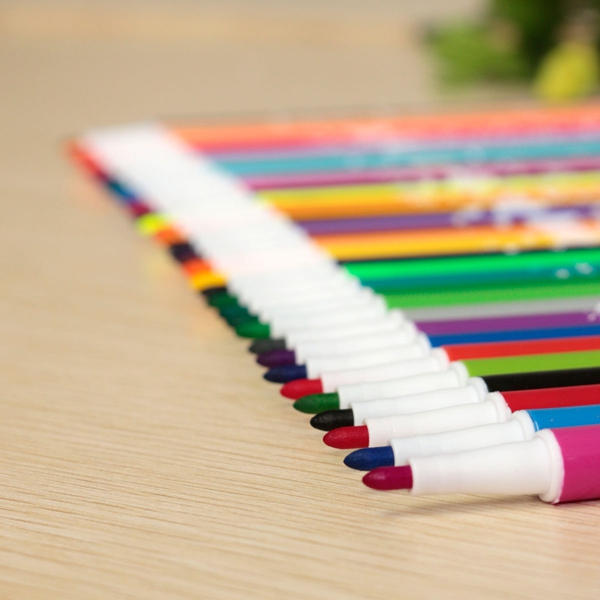 36pcs/set est and newest colors set watercolor pens kit cute drawing pen washable ink maker fit for children
