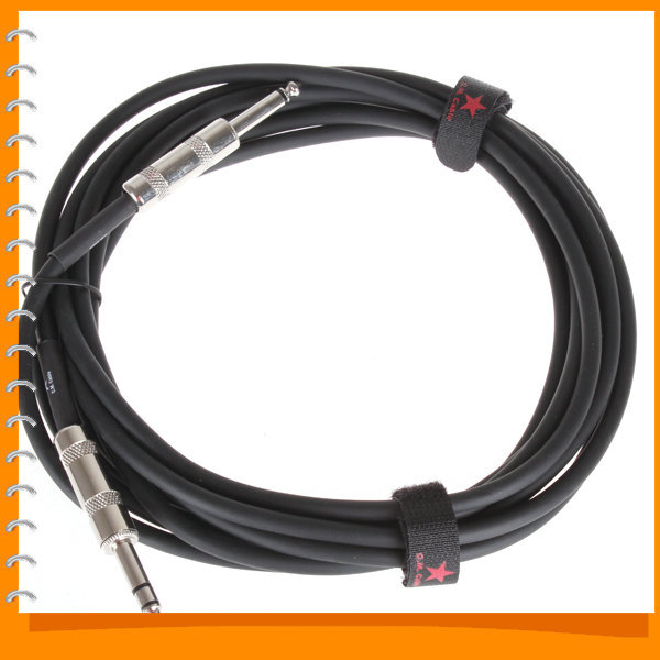 cm-06 stereo 6.3mm mono to 6.3mm stereo plug instrument electric guitar audio cable cord