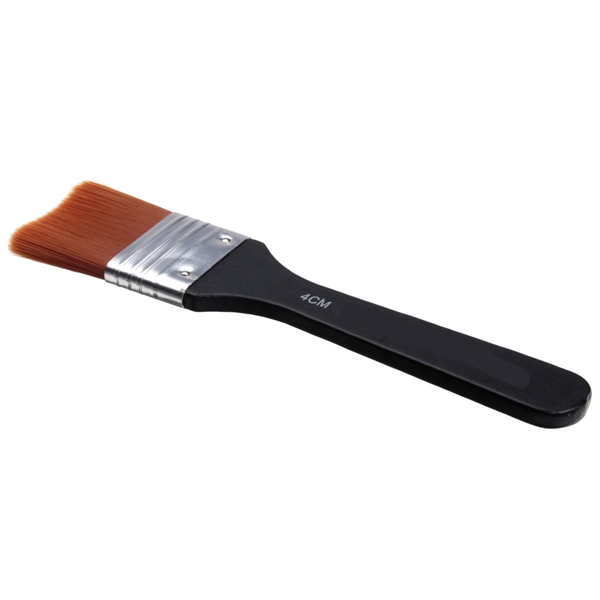 great quality nylon hair oil painting brush wooden handle watercolor artist paint brush pen suitable for painting 4cm