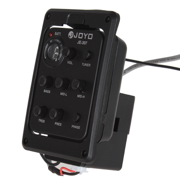 joyo je-307 5 band eq equalizer preamp electric guitar pickup pick ups with digital tuner guitar accessories