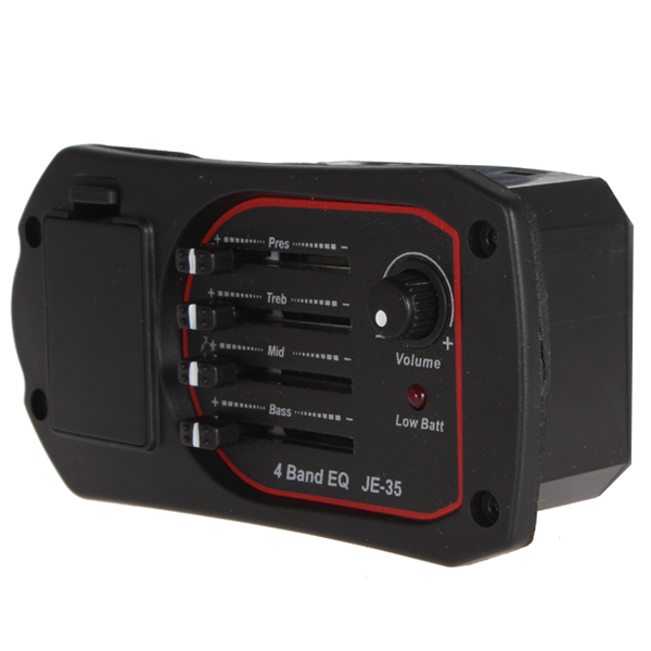joyo je-35 4 band eq digital bass electric guitar preamp pickup pick ups with low battery light guitar accessories