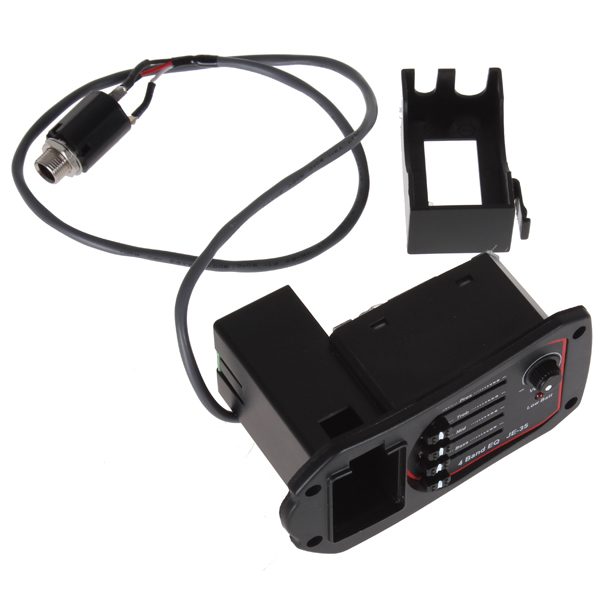 joyo je-35 4 band eq digital bass electric guitar preamp pickup pick ups with low battery light guitar accessories