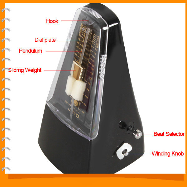 joyo jm-66 / 69 dial plate pendulum conical mechanical metronome guitar accessories joyo jm-66 / 69 dial plate pendulum conical mechanical metronome guitar accessories
