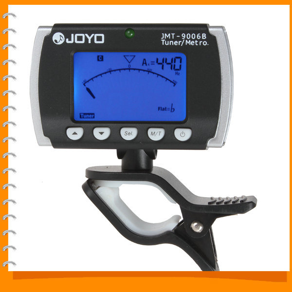 joyo jmt-9006b mini digital eectric guitar violin bass tuner & metronome guitar accessories backlight lcd display joyo jmt-9006b mini digital eectric guitar violin bass tuner & metronome guitar accessories backlight lcd display