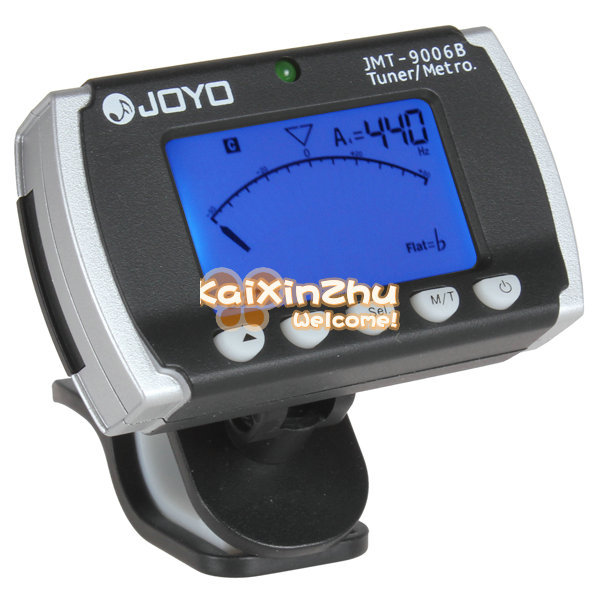 joyo jmt-9006b mini digital eectric guitar violin bass tuner & metronome guitar accessories backlight lcd display