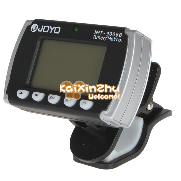 joyo jmt-9006b mini digital eectric guitar violin bass tuner & metronome guitar accessories backlight lcd display