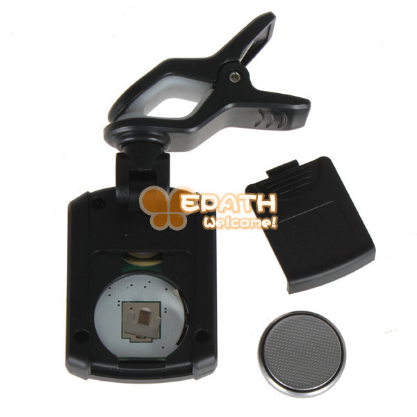 joyo jt-07 -rotating mini digital bass violin ukulele guitar clip on tuner with lcd backlight guitar accessories