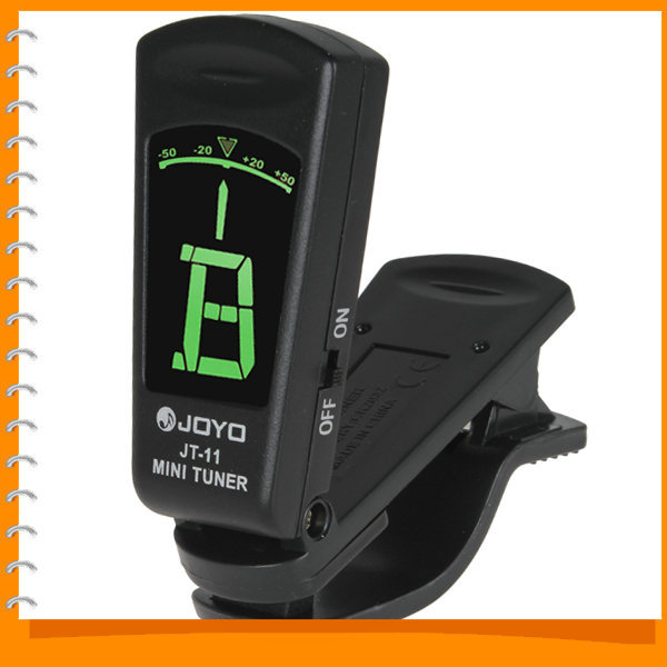 joyo jt-11 lcd backlight mini digital chromatic guitar clip on tuner guitar accessories joyo jt-11 lcd backlight mini digital chromatic guitar clip on tuner guitar accessories