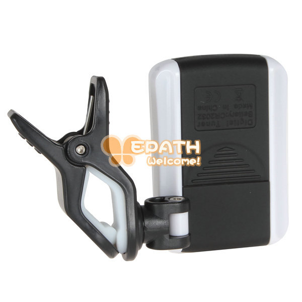 joyo jt-13b mini digital lcd backlight bass guitar clip on tuner guitar accessories for chromatic violin ukulele