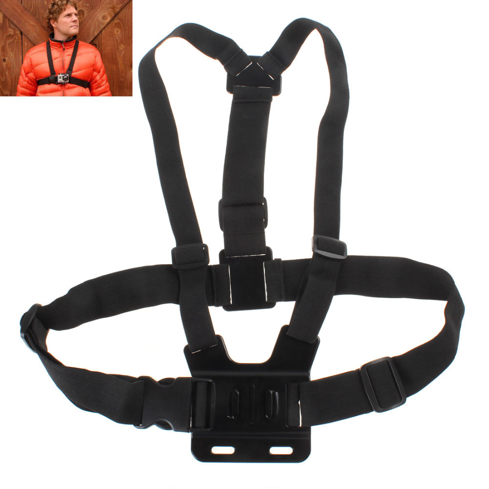 12-in-1 gopro hero 3+ / 4 camera accessories set with wrist / head / chest / strap belt / floating grip / tripod mount adapter