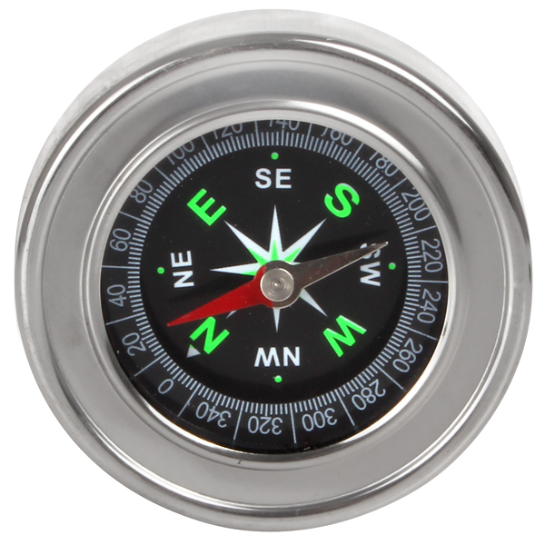 2pcs! durable stainless steel metal mini compass pocket navigation compass for outdoor travel camping hiking tourism home sturdy