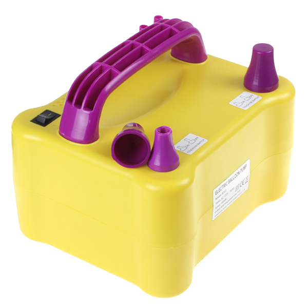 600w electric balloon inflator pump inflatable electric balloon pump household portable air blower with two nozzles dual ports