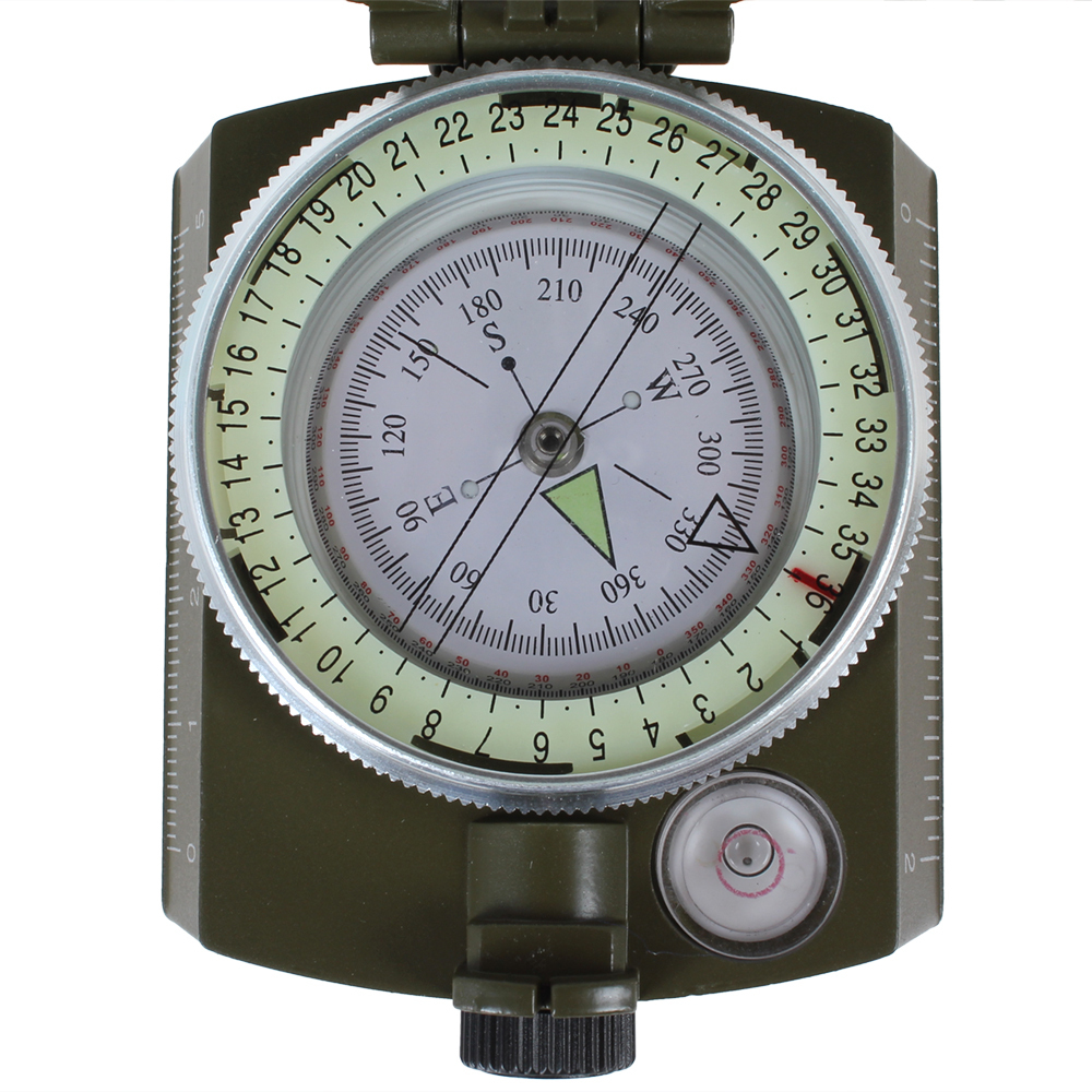 accurate aiming army green compass magnifier military metal compass handheld mini pocket compass for hiking scouting climbing