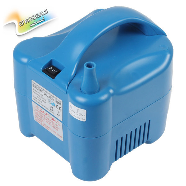 blue 400w household electric balloon inflator pump inflatable electric air balloon pump portable air blower with single nozzle