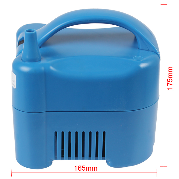 blue 400w household electric balloon inflator pump inflatable electric air balloon pump portable air blower with single nozzle