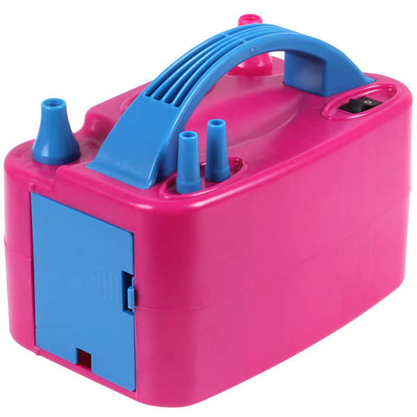 double hole high voltage ac inflatable electric balloon pump air balloon pump electric balloon inflator pump portable air blower