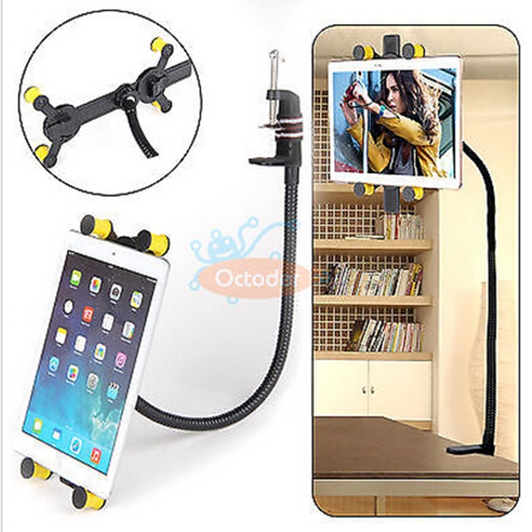 original universal convinient 360 rotating desktop stand lazy bed tablet holder mount for ipad air 5 2 for samsung
