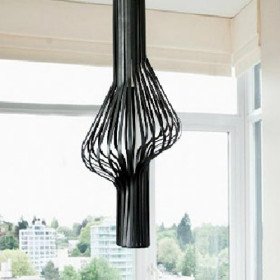 60w pendant light in black artistic lampshade 60w pendant light in black artistic lampshade