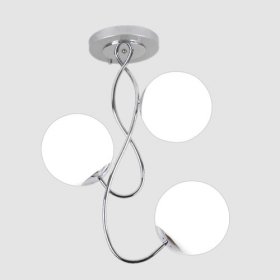 contemporary glass ceiling light with 3 lights - ball shape design contemporary glass ceiling light with 3 lights - ball shape design