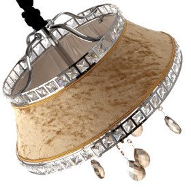crystal drop contemporary pheuche decorated pendant light 4 lights
