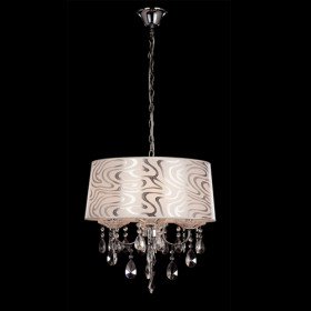 crystal drop pendant light with 4 lights in cylinder style
