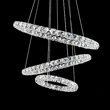 led crystal pendant, modern stylish tricyclic metal plating led crystal pendant, modern stylish tricyclic metal plating
