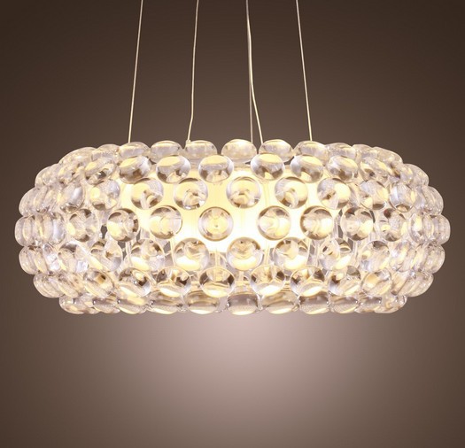 modern crystal lamps in elegant style pendant light